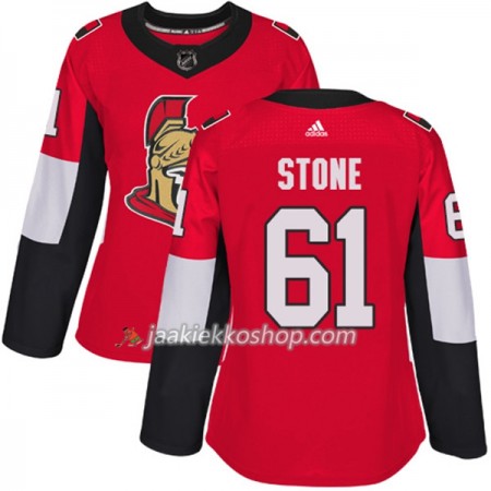 Nainen NHL Ottawa Senators Pelipaita Mark Stone 61 Adidas 2017-2018 Punainen Authentic